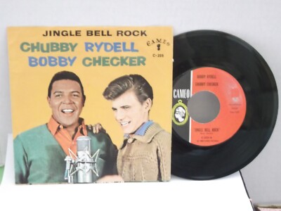Chubby Checker,Bobby Rydell,Cameo 205,''Jingle Bell Rock''US,7''45 w P/S,1962,M-