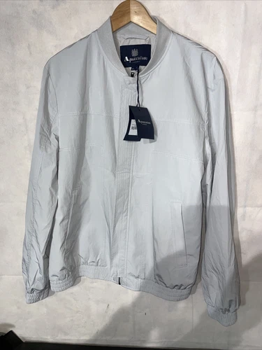 mens Aquascutum Claye Panelled Bomber jacket. new genuine size XL