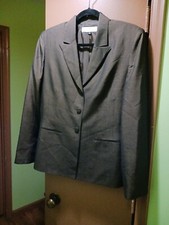 Tahari Arthur S Levine: Bronze, Polyester Blend, 3 Button Blazer , Size 12