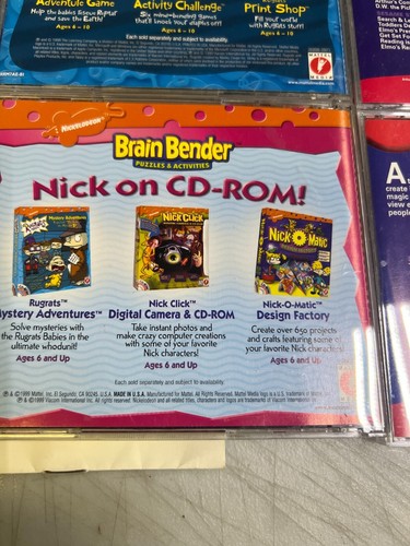 educational adventure cd roms Lot Of 9 Windows Mac Madeline Arthur Big Bird - Picture 15 of 16