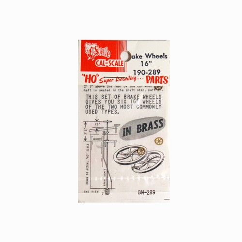 Precision Scale HO Scale #31118 6-Spoke Brake Wheels (22 Pieces) – Unpainted Plastic Model Parts, Made In USA