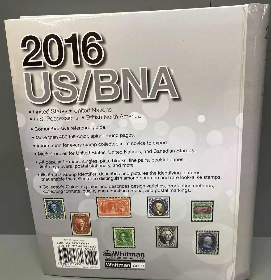 NEW 2016 US/BNA POSTAGE STAMP CATALOG (US BNA STAMP CATALOG) By HE