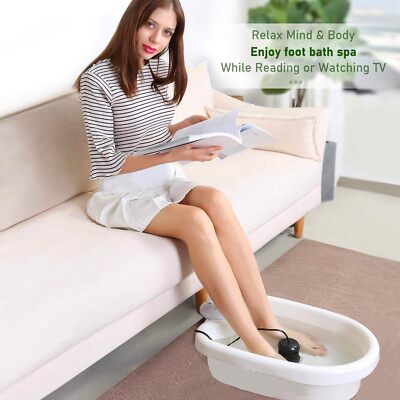 Ionic Detox Foot Bath Spa Machine Portable Salon Ion Aqua Foot Bath Beauty Kit!