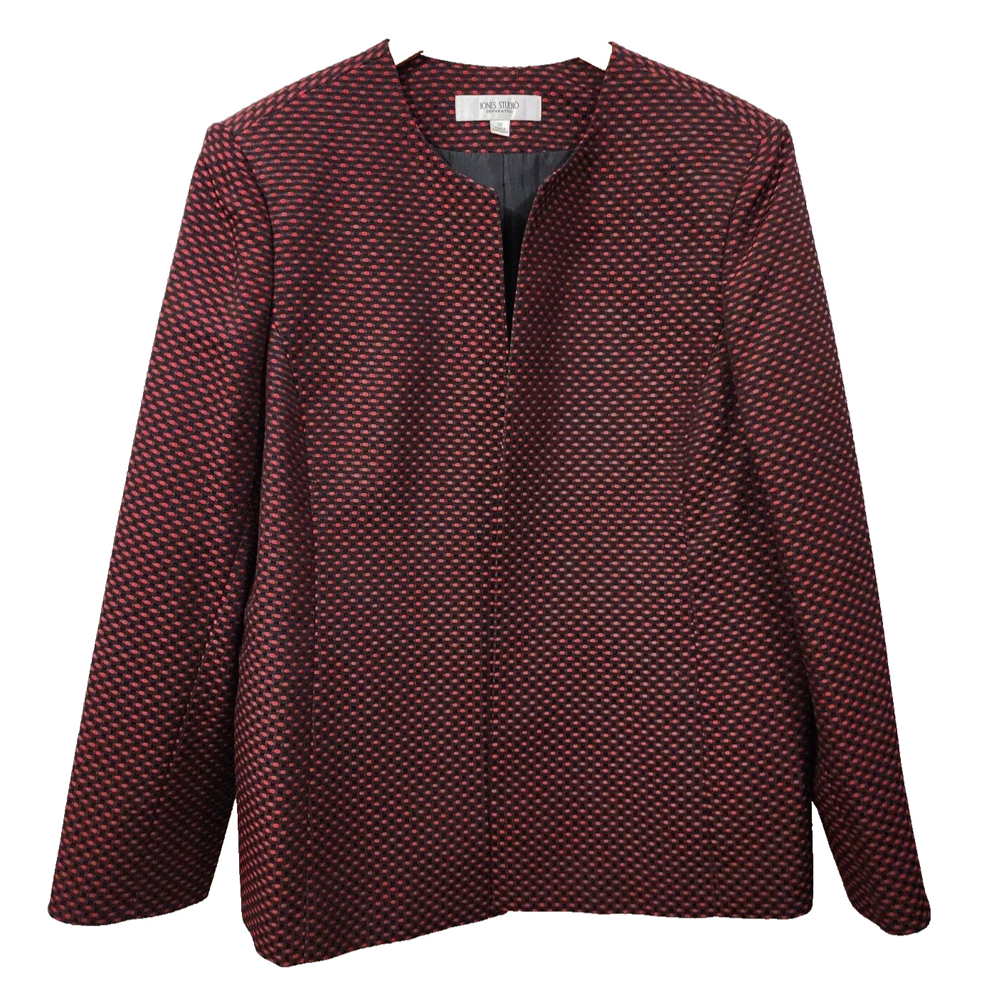 Jones Studio Separates Dot Blazer Jacket Black Re… - image 1