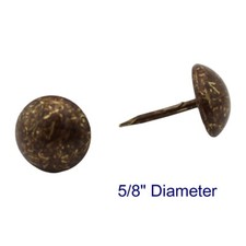 C.S. Osborne 50 Pcs 5/8" Dia. Old Gold Speckled Red Nail 6881-OGSR Tacks