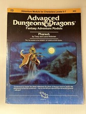 TSR ADVANCED DUNGEONS & DRAGONS AD&D - PHAROAH 9052 MODULE Desert Of Desolation