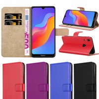 For Huawei Y6 2019 Phone Case Leather Wallet Flip Stand View Cover