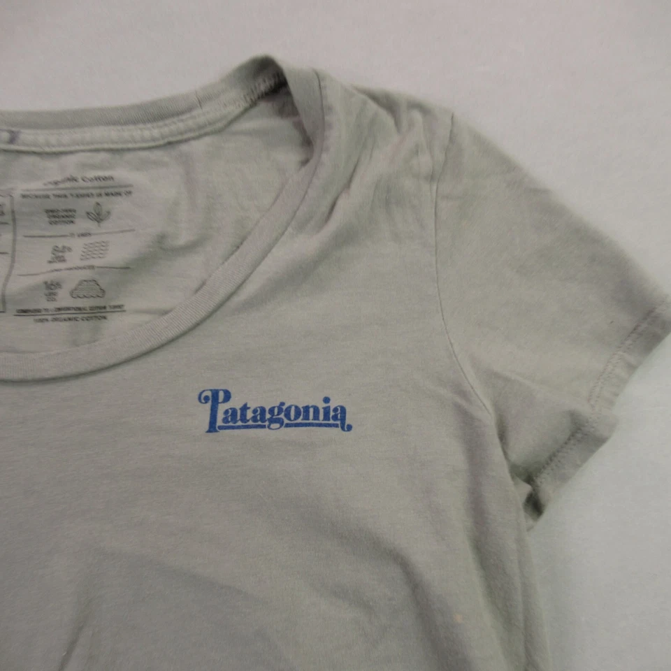 Camisa Patagonia Para Mujer XS Ligera Cuello en V Algodón Orgánico Elastizada Manga Corta Foto 2 de 4