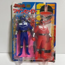 Power Rangers Time Force Twin Hero Red & Blue Figure