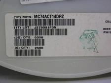 20 On Semiconductor MC74ACT14 Hex Schmitt Trigger Inverters ICs 14 SOIC