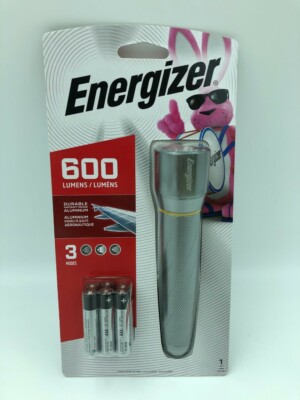   Energizer 600 Lumens Flashlight   Durable Aircraft Aluminum   3 Modes