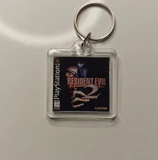 Resident Evil 2 PS1 Keychain 