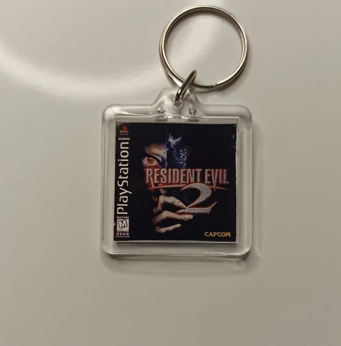 Resident Evil 2 PS1 Keychain