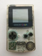 Nintendo Game Boy Color Console GBC CGB-001-Clear Skeleton-100% OEM Tested Works