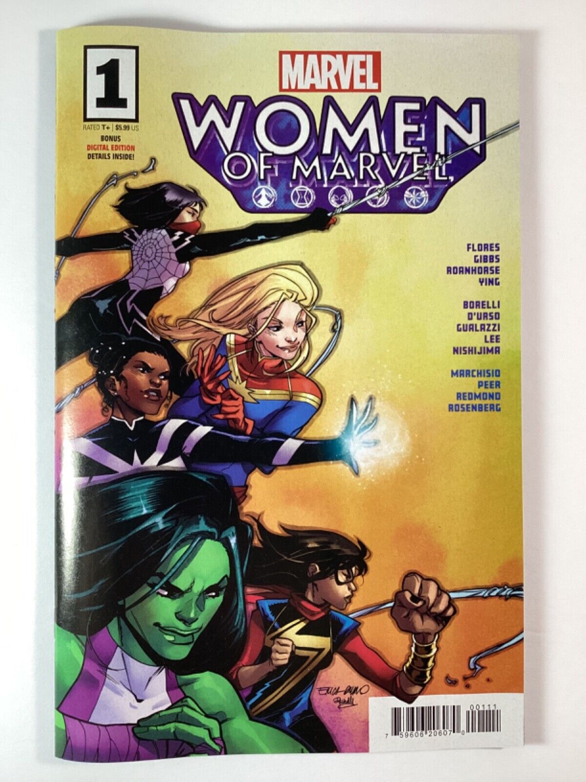 WOMEN OF MARVEL (2023 MARVEL) #1A NM 9.4 COVER BY: ERICA D’ URSO🎥SHE-HULK🎥MCU!