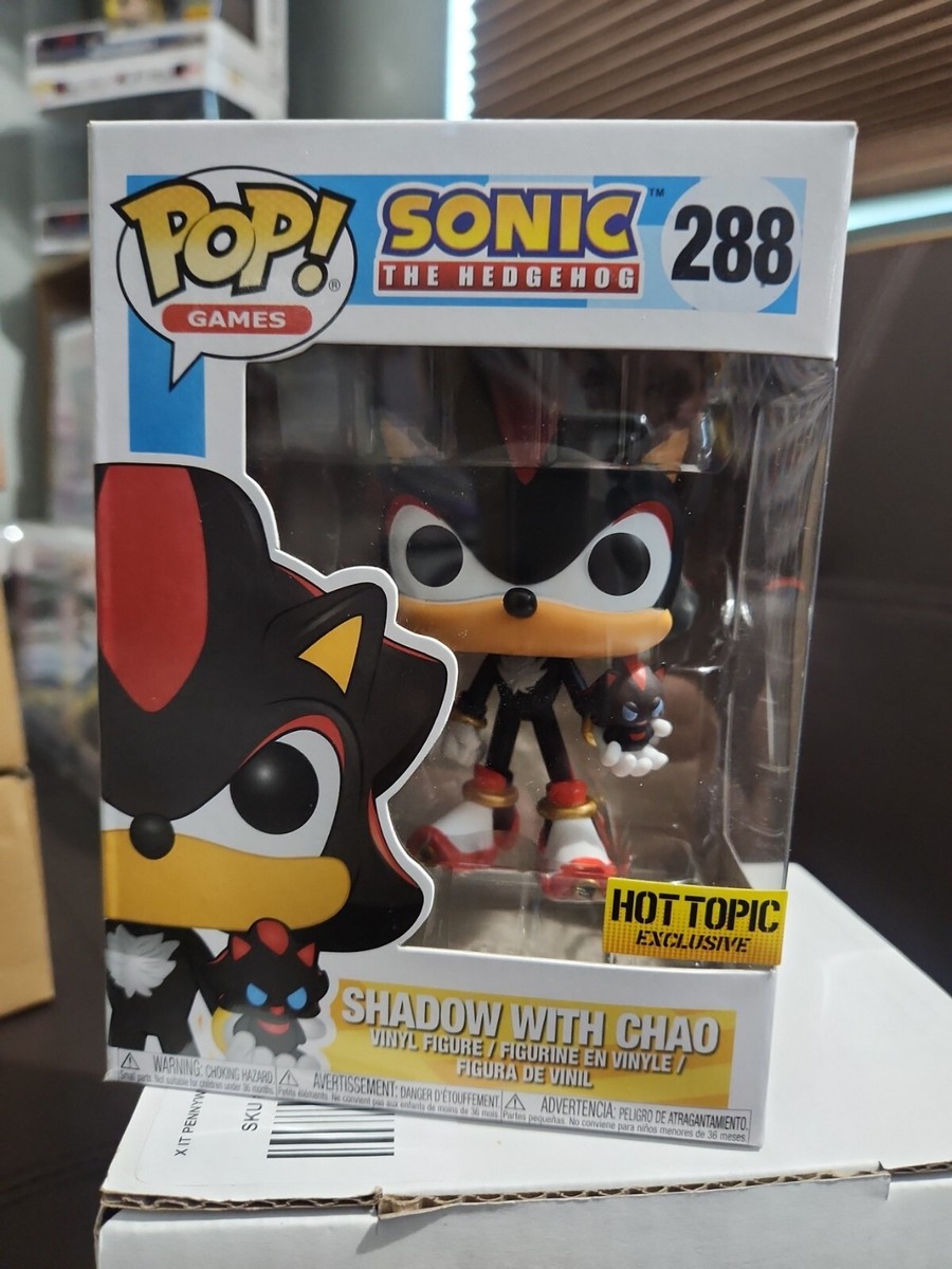 Funko Pop Lot Bundle of 2 Sonic The Hedgehog - Shadow, Sonic With