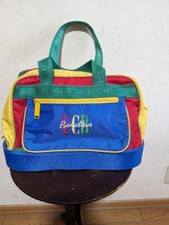 United Colors of Benetton Borsone Multicolore Vintage Usato dal Giappone