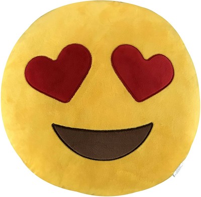 smiley pillow cover