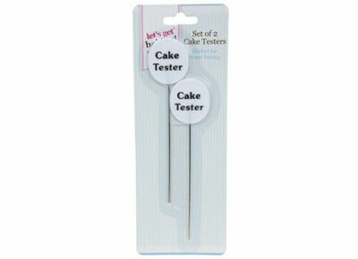2er Set Kuchentester Sonde Spieß Küche Handwerk Backutensil 