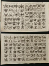 ORIGINAL ENGRAVING THE ARMS OF THE CITY COMPANIES XIX SEC. HOGG HERALDIC