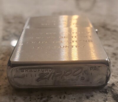ベトナムジッポー 68-69 PHAN RANG 1968 Zippo Lighter Viet Nam Phan-Rang 68-69 - Inscribed My Country