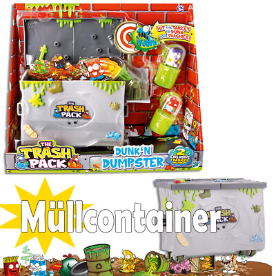 TRASH PACK Serie 1   Müllcontainer mit 2 Fig.   die kultigen Müll-Monster   NEU!