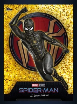 Topps Marvel Collect MCU Legacy Collection No Way Home Gold Spider-Man B&G #3 - Photo 1/3