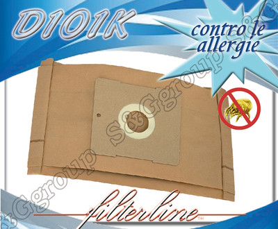 8 SACCHETTI ASPIRAPOLVERE DAEWOO SERIE RC 800 RC 320F RC 105 / 209 408 DA 40 - Foto 12