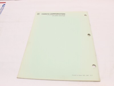 Echo Kioritz Chainsaw CS-60S Parts Catalogue | eBay