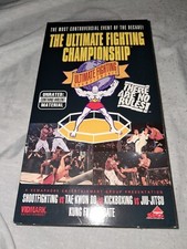 The Ultimate Fighting Championship. VHS. Rare. Old School UFC.