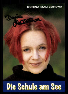 Dorina Maltschewa Die Schule am See Autogrammkart Original Signiert # BC 57617