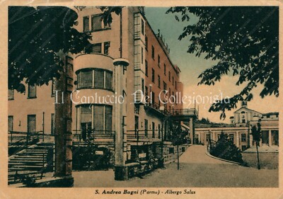 1958 SANT ANDREA BAGNI Hotel Salus Parma Postcard 