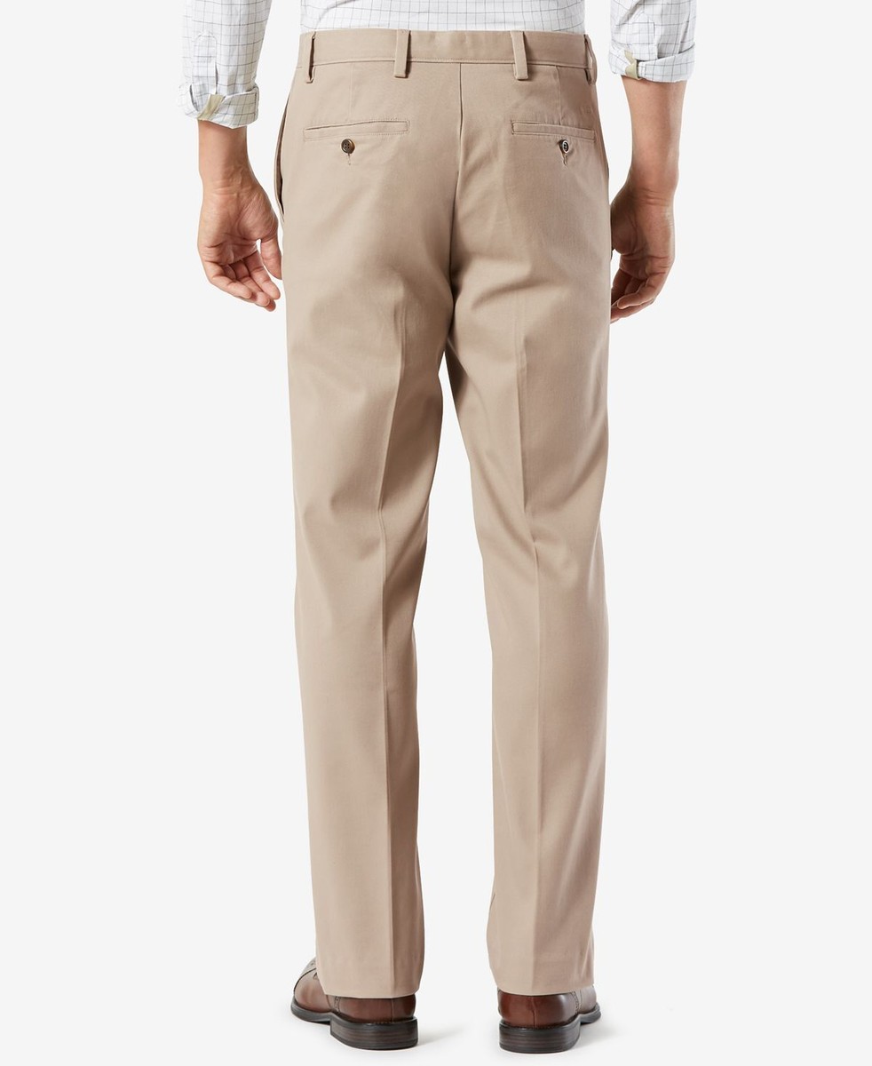 【着画あり】00s Dockers two-tuck wide slacks Dockers Men's Easy Classic Fit Khaki Stretch Pants 34x32|36x29