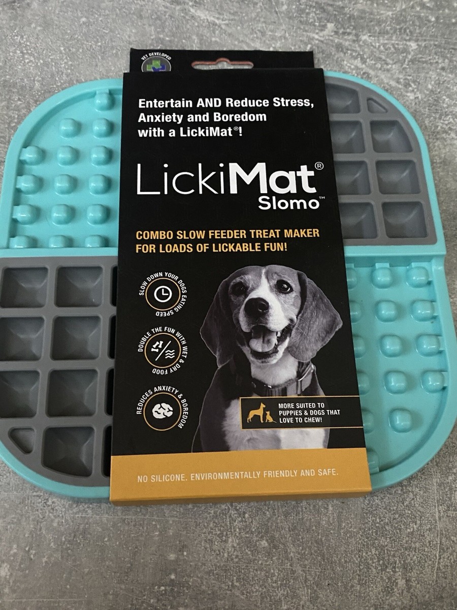 Alfombra para lamer perros LICKIMAT perro cachorro gato golosina  aburrimiento buster alimentador lento interactivo