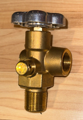 SHERWOOD 12N CGA580 ISOV V9 Gas Valve Bronze 3/4'' Male in, 1/2'' Female Out