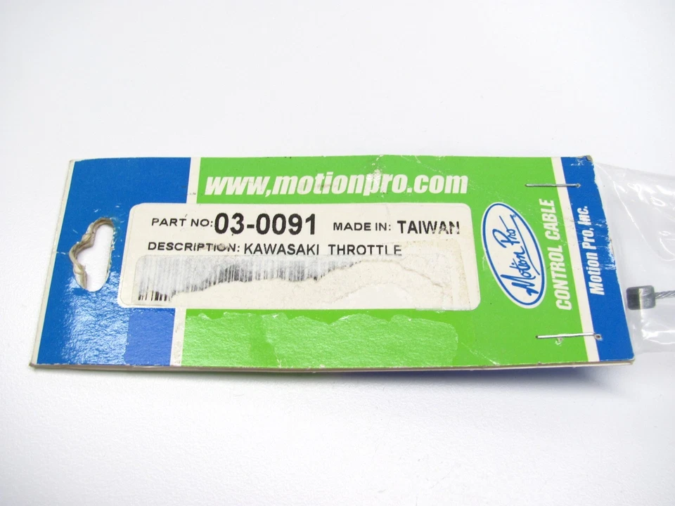 MOTION PRO NOS 03-0091 THROTTLE CABLE KAWASAKI KLF300 BAYOU 2x4 4x4 KFS250 - Image 3 of 4