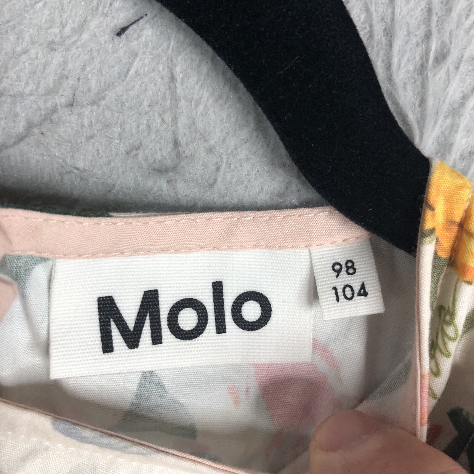 Molo Dress 98 Little Girls 3 Floral Print All Over Feminine Church Event