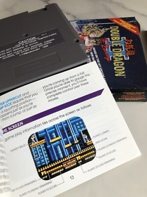 Double Dragon 2: The Revenge Nintendo NES completo CIB testato autentico!