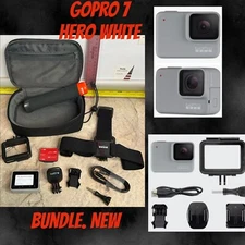 GoPro HERO7  & bundle accessories bag hat quickclip Touchscreen 1080p HD gray