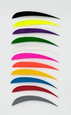 Trueflight Parabolic Cut Feathers - 5 Inch - Solid Colors