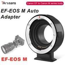 7artisans EF-EOS M Lens Adapter Fr Canon EF EF-S Lens to EOS-M Mount M2 M3 M5 M6