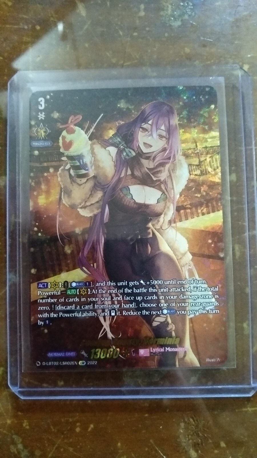 Cardfight Vanguard CFV D-LBT02 Coming Beauty, Herminia LSR Lyrical Monasterio