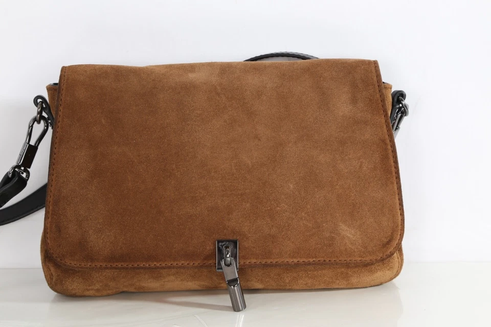 Bolso Bandolera Elizabeth & James Cynnie Marrón Gamuza Foto 2 de 4