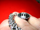 BURLINGTON NORTHERN RR STERLING SILVER BRACELET CHARM VINTAGE ORIGINAL RAILROAD  — photo 5