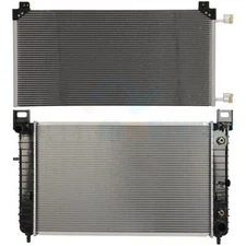 Aluminum Radiator & Condenser Kit for Chevrolet Silverado/ GMC Sierra1500 2500