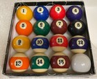 CLEANED & POLISHED TRADITIONAL “DELUXE” SERIES POOL BALLS (IN GENERIC BOX) (6) — photo 1