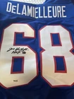 Joe DeLamielleure Bills Autographed Jersey Authenticated Hall Of Famer