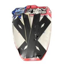 Sticky Bumps Surfboard Deck Traction Blocks Grip Strips Pads Black Made in USA