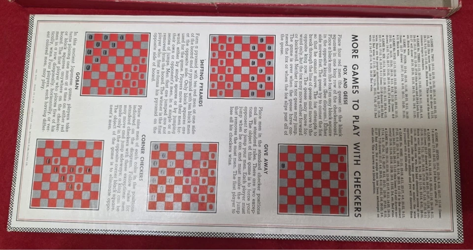 Checkers, How to Play & 5 other games, Whitman 1949 - Image 2 of 4