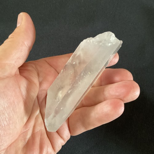 10cm Long Clear Quartz Quality Crystal Therapy 194g - Foto 4 di 8